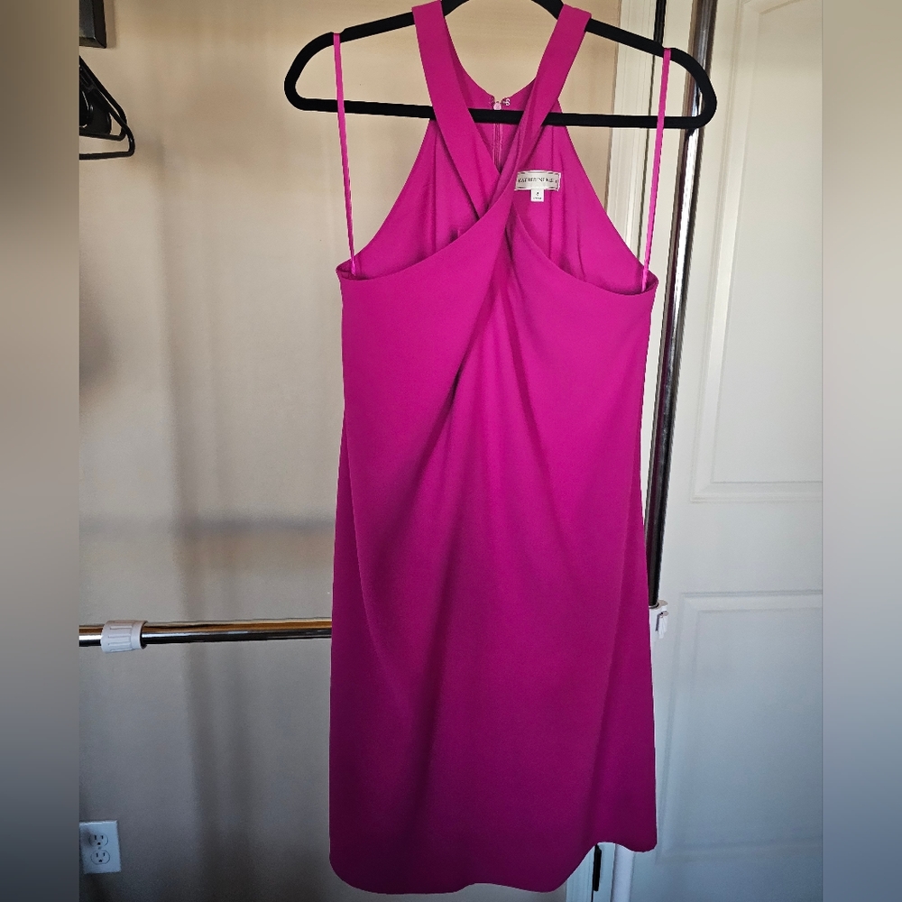 NWT. Katherine Kelly Sleeveless Fuchsia Dress